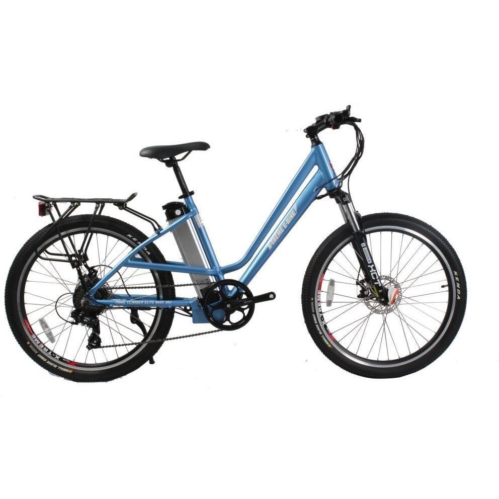 Electric Mountain Bike X-Treme Trail Climber Elite 36 Volt 350W - Baby Blue - electric bike