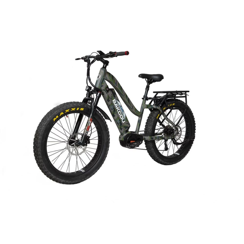 BAKCOU Mule ST Step Through Electric Hunting Bike - 24 (750W) / 14.5 Ah (Included) / Kuiu Verde Camo - electric bike