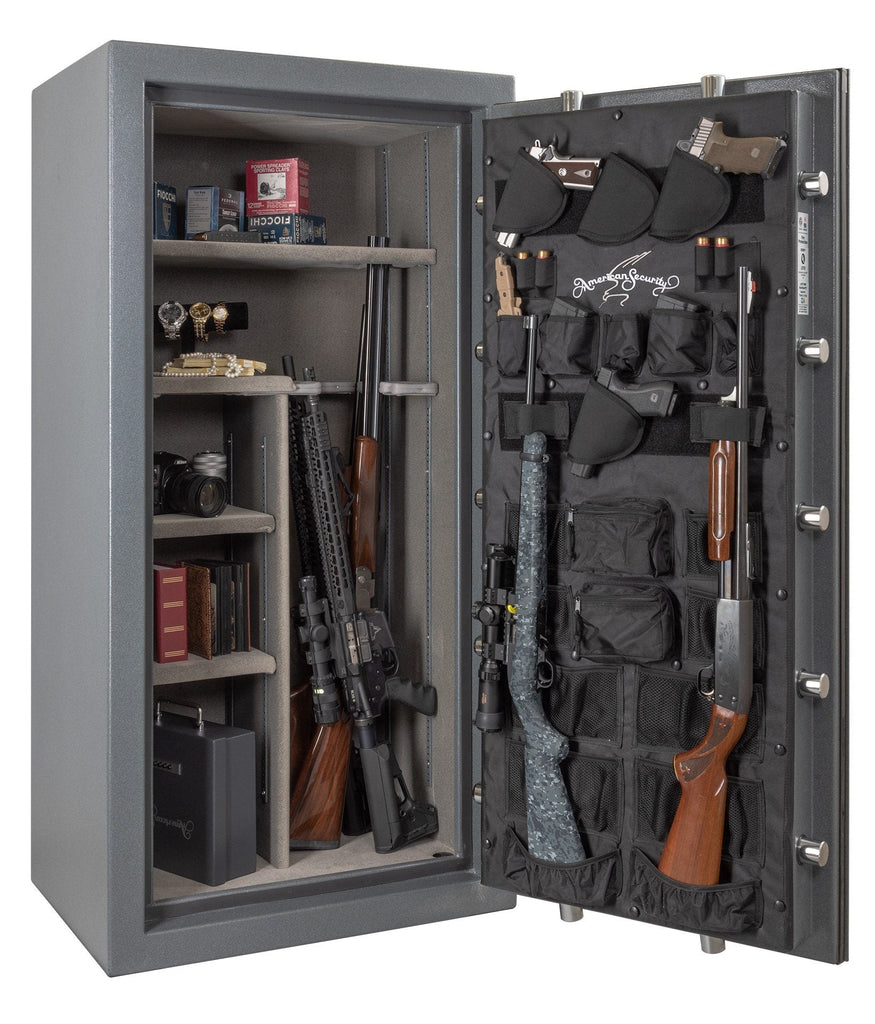 AMSEC NF6032E5 Rifle & Gun Safe with ESL5 Electronic Lock - Door Open Full