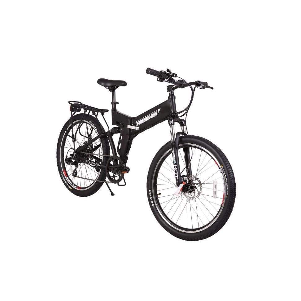 Electric Mountain Bike X-Treme X-Cursion Elite 300W Folding Ebike - Black / 24V - Electric Bike $1007.00
