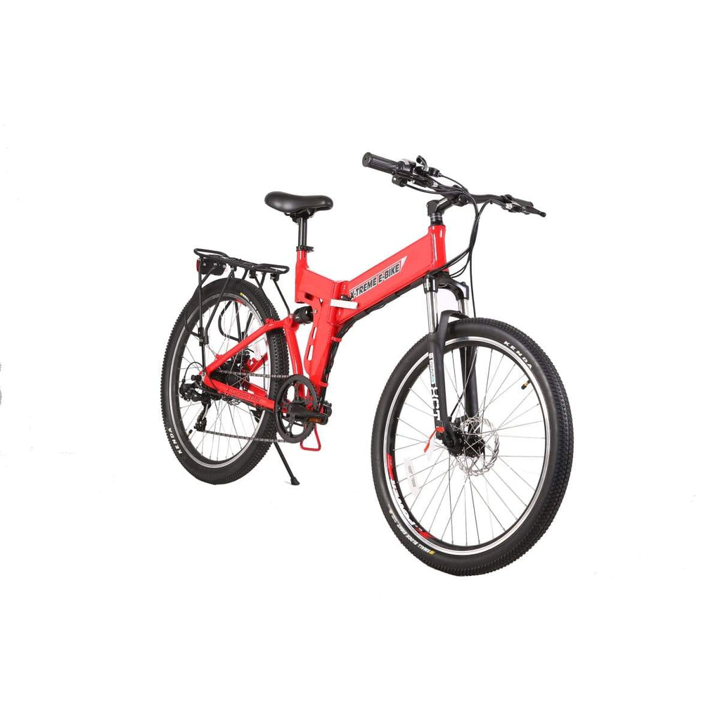 Electric Mountain Bike X-Treme X-Cursion Elite 300W Folding Ebike - Red / 24V - Electric Bike $1007.00