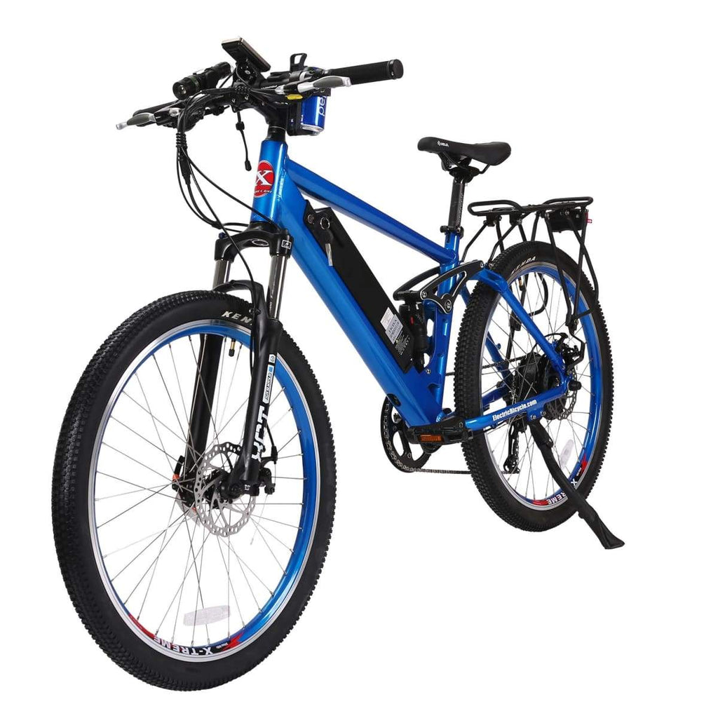 Electric Mountain Bike X-Treme Rubicon 500W 48 Volt 10.4Ah - Metallic Blue - Electric Bike $1709.00