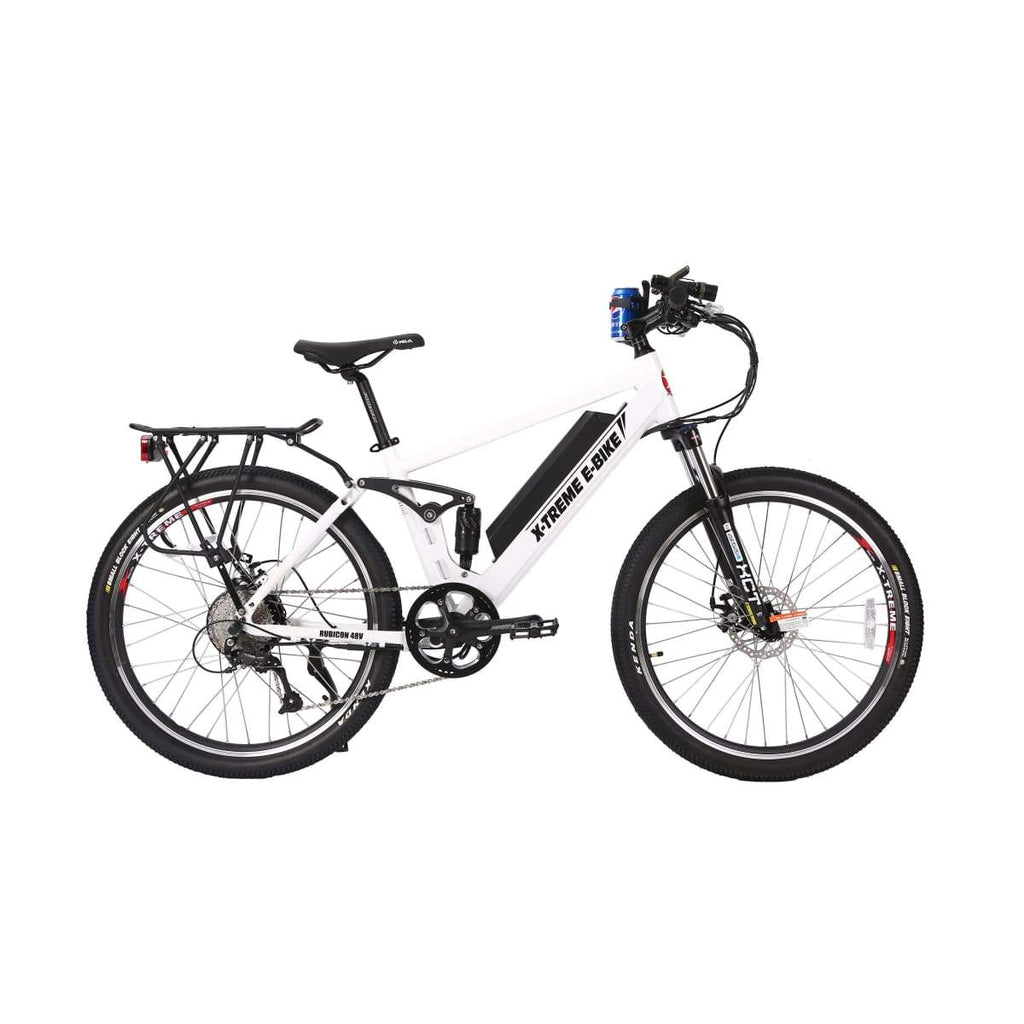 Electric Mountain Bike X-Treme Rubicon 500W 48 Volt 10.4Ah - Metallic White - Electric Bike $1709.00